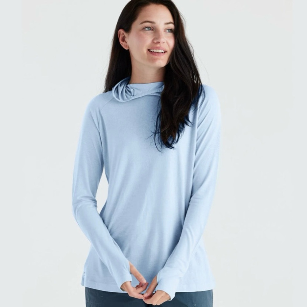 Free Fly Bamboo Lightweight Sun Hoodie, UPF 20+